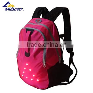 Flashing Waterproof LED Light Safety Hiking Backpack thumbnail-3