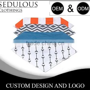 100% Organic Cotton Custom Printed Baby Bandana Triangle Bibs thumbnail-5