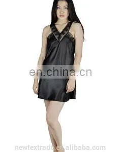 Newest Black Sexy Chemise Sleepwear/ Bathrobe thumbnail-1