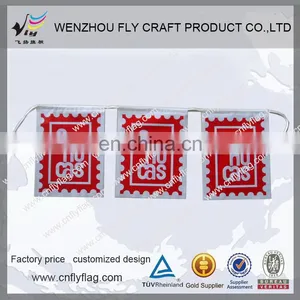 China Supplier Factory Price Birthday Party Decoration Triangle String Flags thumbnail-6