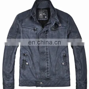 2015 New Model Designer Biker Leather Jacket thumbnail-1