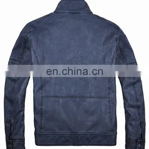 2015 New Model Designer Biker Leather Jacket thumbnail-2