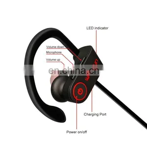 Wavefun X-Buds Bluetooth Headphones IPX7 Waterproof Wireless Earbuds With Bass Sport CSR Earphone With Mic Headset thumbnail-4