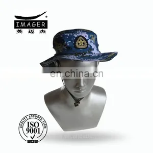 Plain Style Good Quality Customized Chief Fire Marshal Cap With Gauze thumbnail-1