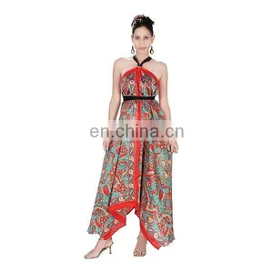 Multi-wear Satin Scarf Dress thumbnail-1