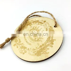 Personalized Round Wood Tags for Clothing Wooden Hang Tags thumbnail-3