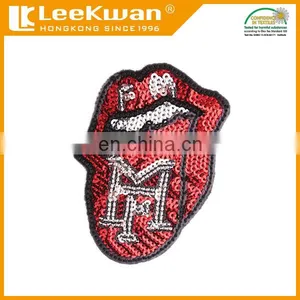 Accessories Sequin Embroidery Big Mouth Patches for Hat thumbnail-1