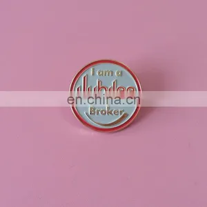 OEM Factory Price 25mm Soft Enamel Logo Metal Lapel Pin Badge thumbnail-1