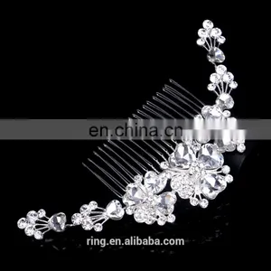 Fashion Handmade Four Leaves Bridal Hair Comb Wholesale thumbnail-3