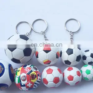 Customized Football Basketball Baseball Softball Charms Key Chain Cheap Football Keychains Gifts Football Fan's Gifts thumbnail-5