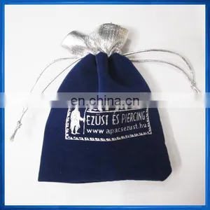 Velvet Drawstring Pouch,Velvet Bag thumbnail-1