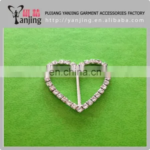 Wholesale Plating Sliver Decorative Rhinestone Buckle thumbnail-3