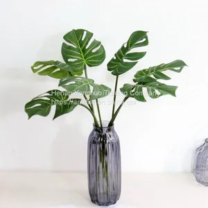 High Quality Artificial Plant Photography Props Real Touch Latex Turtle Leaf thumbnail-3