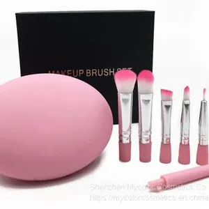 5pcs Travel Portable Eyes Brush Set Makeup Brush Set for Eyes With Box thumbnail-2
