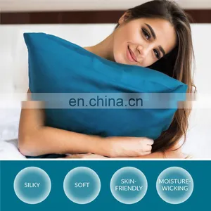 Luxury Summer Breathability Soft Comfort Bamboo Fiber Durable Home Pillowcases thumbnail-6