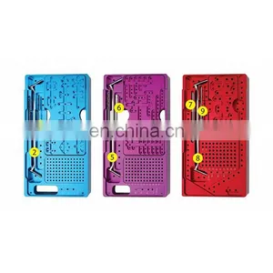 Orthopedic Surgical Instruments Quality Assured Mini Fragment Instruments Set Trauma Plate Instrument Set Implants Sets thumbnail-3