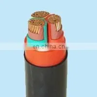 VV 4x120 0.6V/1KV Constant Section Copper Core Electrical Power Cable With PVC Insulation PVC Sheath thumbnail-6