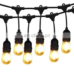RTS BRIMAX Outdoor Waterproof E27 Sockets 2W 16pcs Led Bulbs 48ft String Lights thumbnail-2