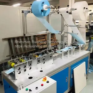 Flat Disposable Mask Machine High Speed Automatic  Flat Elastic Mask Machine thumbnail-3