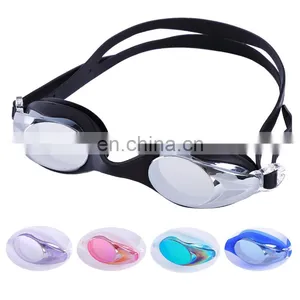 2021 Professional Men Women Swimming Pool Goggles Anti Fog Adjustable Adult Leak UV Protection Swim Eyewear Goggles thumbnail-1