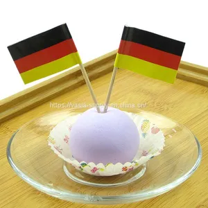 Flag Pick Birch Flag Pick Party Decoration Cocktail Stick Cake Custom Print Tooth Flag thumbnail-4