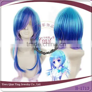 Beauty Vocaloid 3 AOKI LAPIS Dark Blue Cosplay Wig Wholesale thumbnail-1