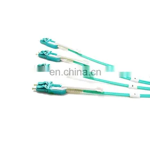 Fiber Optical QSFP MPO MTP TO LC 8 Fiber Fan Out Patch Cables thumbnail-2