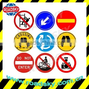 Reflective Round Yellow Road And Traffic Signs Test With China Manufacturer thumbnail-1