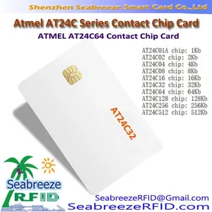 Atmel AT24C Series Contact Chip Card, ATMEL AT24C16 Contact Chip Card, ATMEL AT24C64 Contact Chip Card thumbnail-1