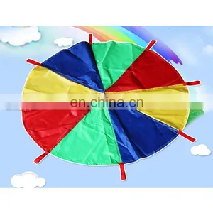 Kindergarten Outdoor Activities Kids Games Umbrella Teaching Toys Children Early Education Rainbow Parachute thumbnail-2