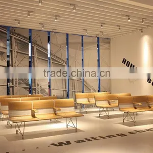 Italy Design Public Area Seating Bustation Waiting Chair With Armrest H60B-3-E thumbnail-4
