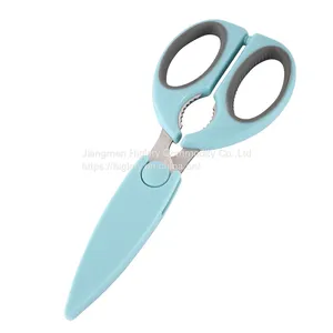 Best Selling Multifunction Stainless Steel Kitchen Scissors Shears Set With Sheath thumbnail-1