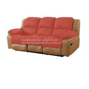 Office Sofa Combination Modern Minimalist Sofa Reclining Function Reception Business Business Leather Sofa thumbnail-4