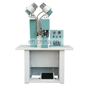Automatic Double-Side Leather Canvas Rubber Shoe Making Machine Eyelet Machine thumbnail-1