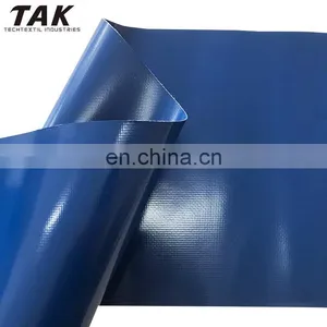 0.55mm Phthalate Free Anti-uv Vinyl Coated Tarpaulin Pvc Waterproof 680gsm uv Resistant Pvc Tarpaulin in Roll thumbnail-5
