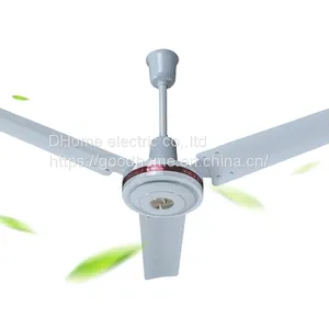 Low Noise White 75W Ceiling Fan Copper Motor Large Industrial Factory Curve Blade Ceiling Fans（Wechat:13510231336） thumbnail-2