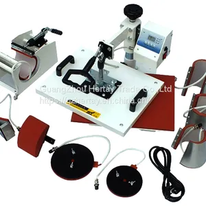 Hot Sell New HT Design Plate/Mug/Cap Transfer,Advanced TShirt 8 in 1 Combo Heat Press Machine thumbnail-1