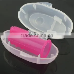 Top Quality Soft Silicone Finger Toothbrush Babies thumbnail-1