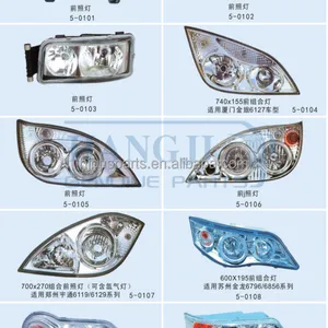 Bus Auto Head Lamp 5-0037 Zhongtong Spare Parts LCK6180G 6126 Price Bus Headlamp Headlight thumbnail-6