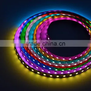 Star Product SMD 5050 Flexible RGB Led Strip Runing Dream Color WS2811 5V-24V 60leds With CE and RoHS thumbnail-1