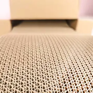 MEOW LOVE Wear-Resistant Cat Paw Grinder Pet Cat Scratcher Corrugated Cardboard Scratch Pad Wood Corrugated Paper Toy Durable Cat Carton thumbnail-3