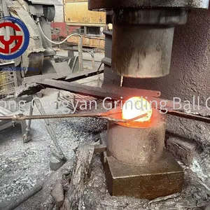 Hot Sale 12-160mm 30 40 60 70 80 mm Steel Forged Ball Casting Iron Ore Grinding Media Ball for Ball Mill Machine thumbnail-3
