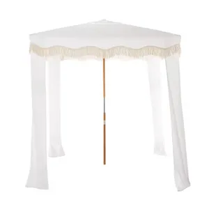 Commercial Beach Cabana Heavy-Duty Steel Frame Waterproof Canopy for Hotel and Resort thumbnail-1