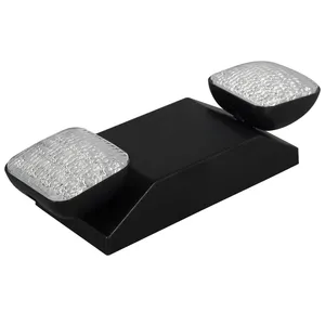 LED Two Head Emergency Light Battery Back up Exit Sign Combo UL thumbnail-3