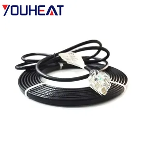 Heat Trace Cable for Pipes Concrete Tinned Copper Self Regulating Underfloor Heating Cable Copper Conductor Construction thumbnail-1
