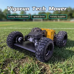 Sports Fields Rough Grass Maintenance Factory Direct Sales Low Price Buy Online RC 4WD Brush Mower thumbnail-1