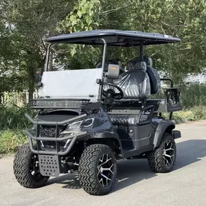 Customized Colour of Golf Car With Front Protection Bars, 51.2V/5Kw With Lithium Iron Phosphate Battery thumbnail-1
