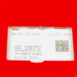 BECKHOFF EL2872 EtherCAT 16-Channel Digital Output Terminal 24V DC 0.5A High Density I/O Module thumbnail-4