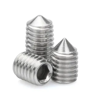 DIN 915 Metric Hex Socket Set Screws With Dog Point Fastener thumbnail-1