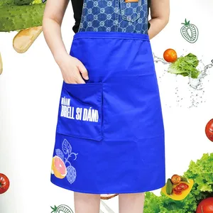 Short Waist Waiter Apron Restaurant Work Apron Kitchen Baking Aprons thumbnail-1